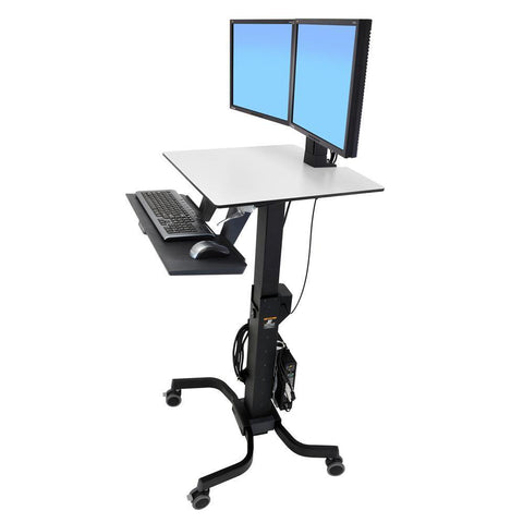 Ergotron WorkFit-C, Dual Sit-Stand Workstation-Generation-e Express