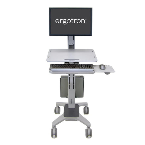 Ergotron WorkFit-C, Single LD Sit-Stand Workstation-Generation-e Express